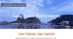 Desktop Screenshot of gaiaaulasparticulares.com