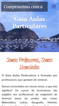 Mobile Screenshot of gaiaaulasparticulares.com